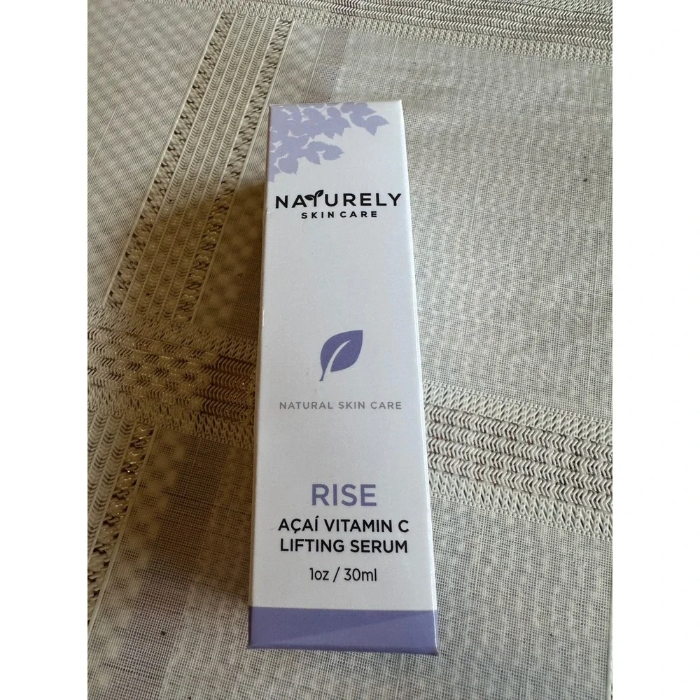 Naturely Rise Acai Vitamin C Lifting Serum Natural Skin Care 1oz/30ml NEW sealed